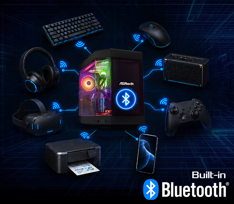Built-in Bluetooth